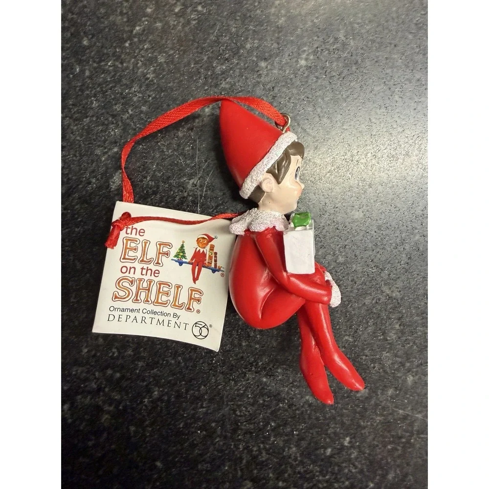 New W/Tags Department 56 Elf‎ On The Shelf Personalization Christmas Ornament